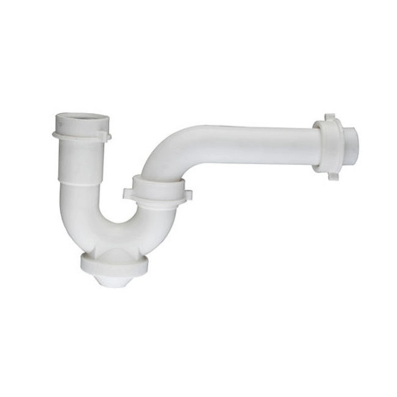 Contemporary Waste Pipe Cess-Pipe for Basin Bathroom: Flexible Plastic ABS P-Trap, PVC Strainer - Anti-Odor, Family Bathroom Solution with Customized Designs