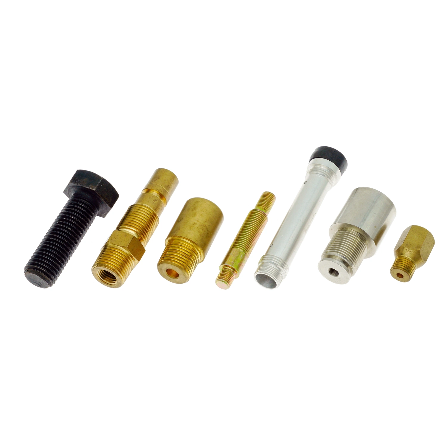 Customized CNC Turning Machining Service Aluminum Stainless Steel Nozzle Brass Nozzle Brass Ferrule Connector Valve Parts