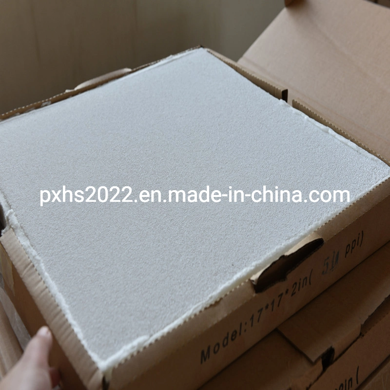 China produtos com espuma de material de Alumina Filtros cerâmicos 35-660mm 10-60ppi