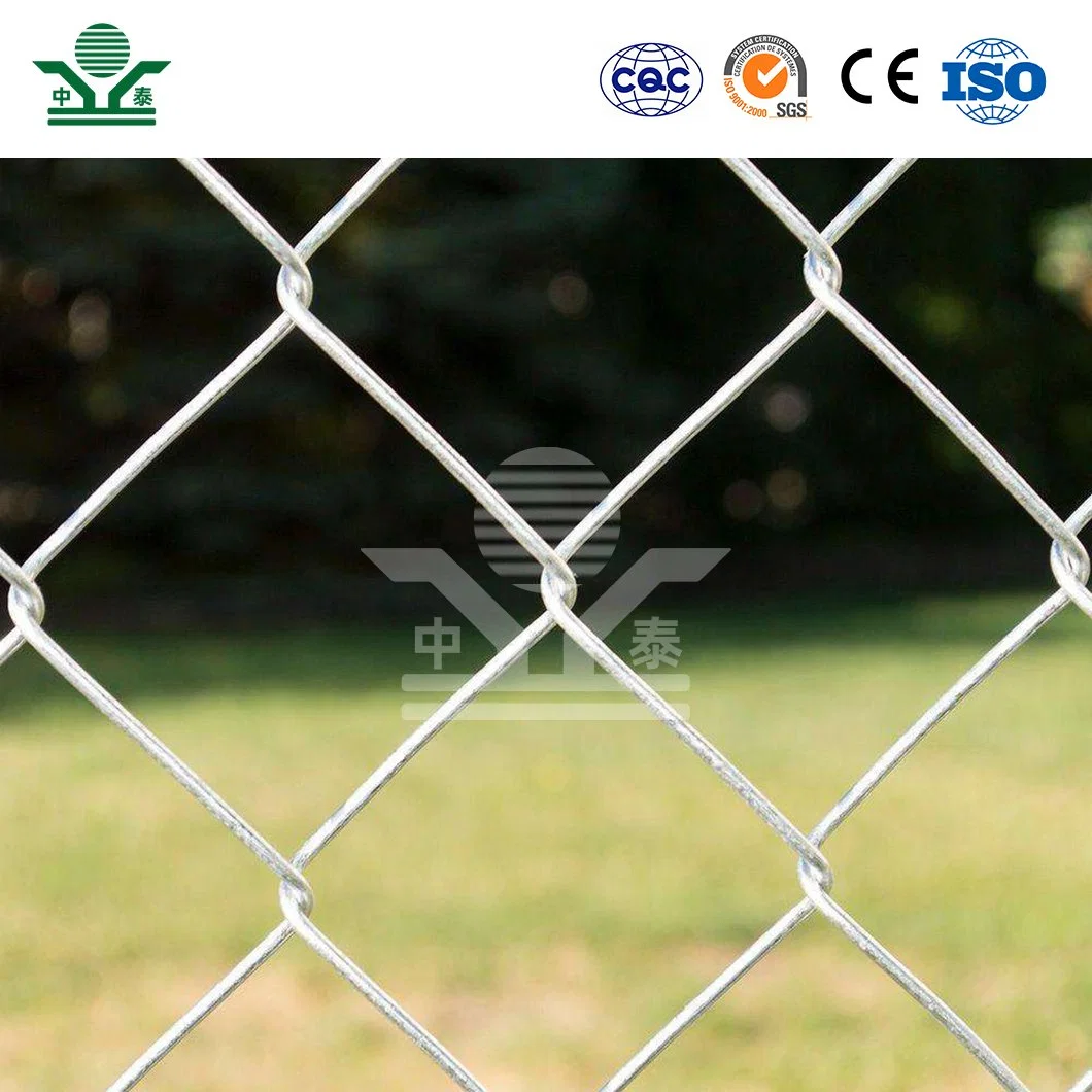 Zhongtai 1X1 Chain Link Fence 3 Inch 75mm 12.5g Chain Link Fence China Suppliers Chain Link Fencing Mesh