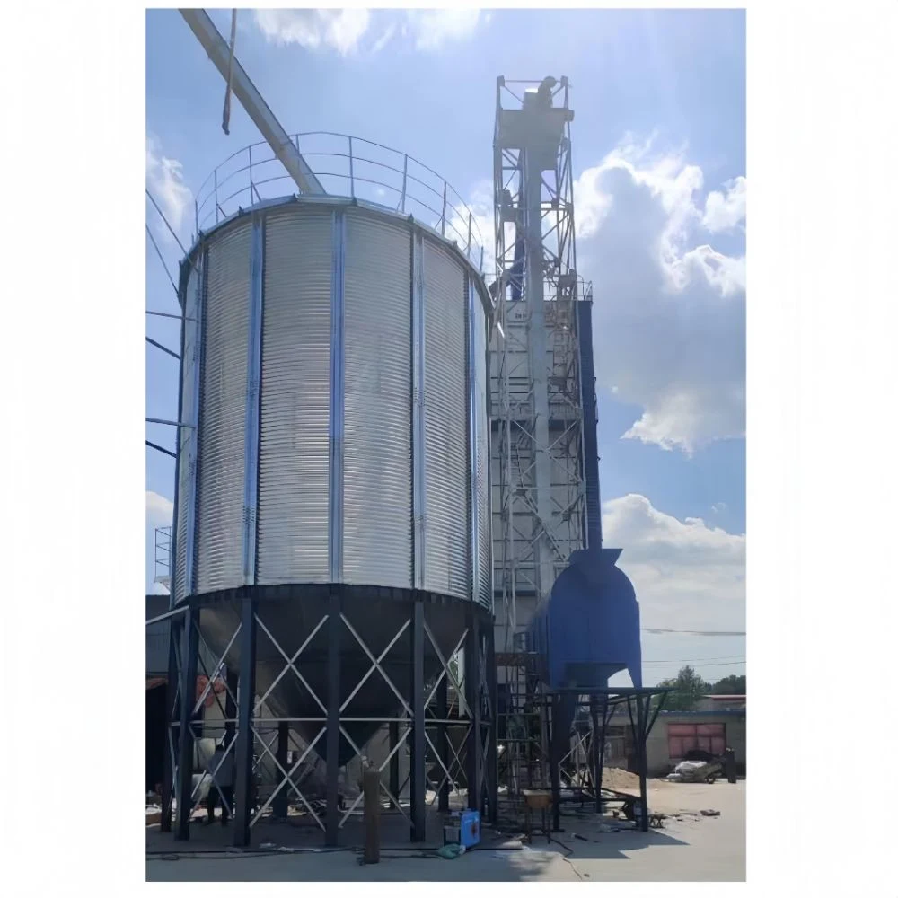 Heiß Galvanisierter Stahl Lagerung Korn Silo Maschine Silo