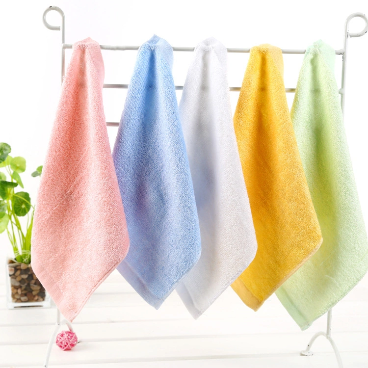 Ultra-Soft Absorbent 100% Organic Bamboo Fiber Terry Towel Baby Washcloths