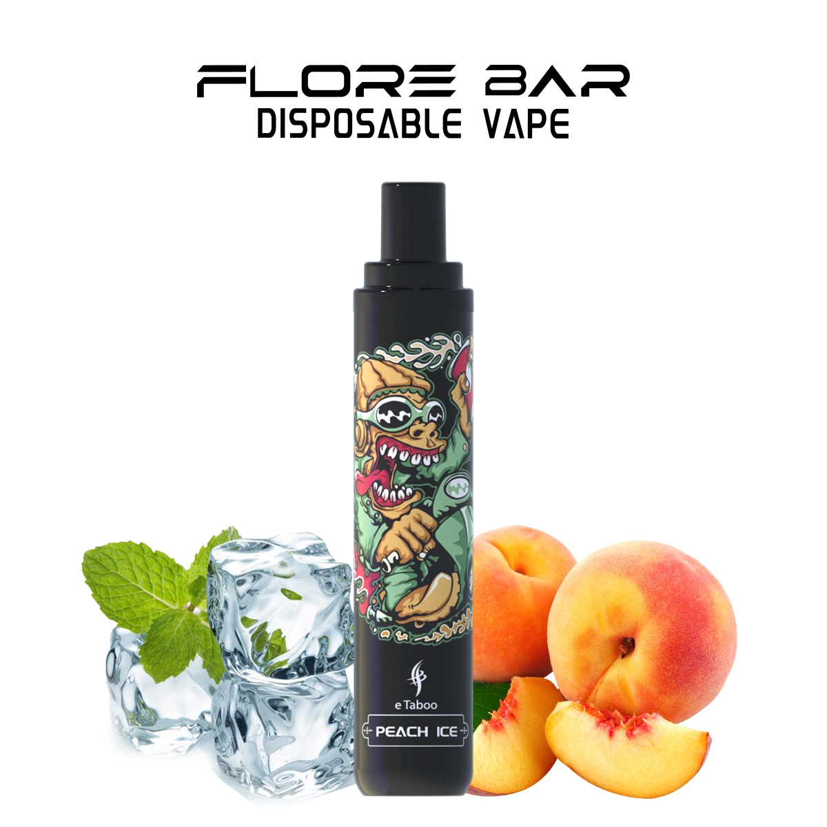 E tabou Best Selling 600 Puff E Zigaretten RGI Pod jetables 400mAh 2ml grande bobine de maillage de vapeur 15 saveur savoureux