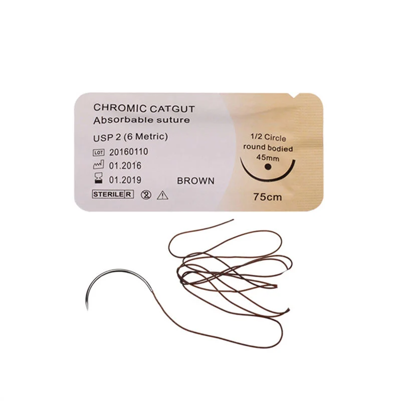 High quality/High cost performance  Non Absorbable Suture Nylon Monofilament Suture Medical Nl Suture Thread with or Without Needle