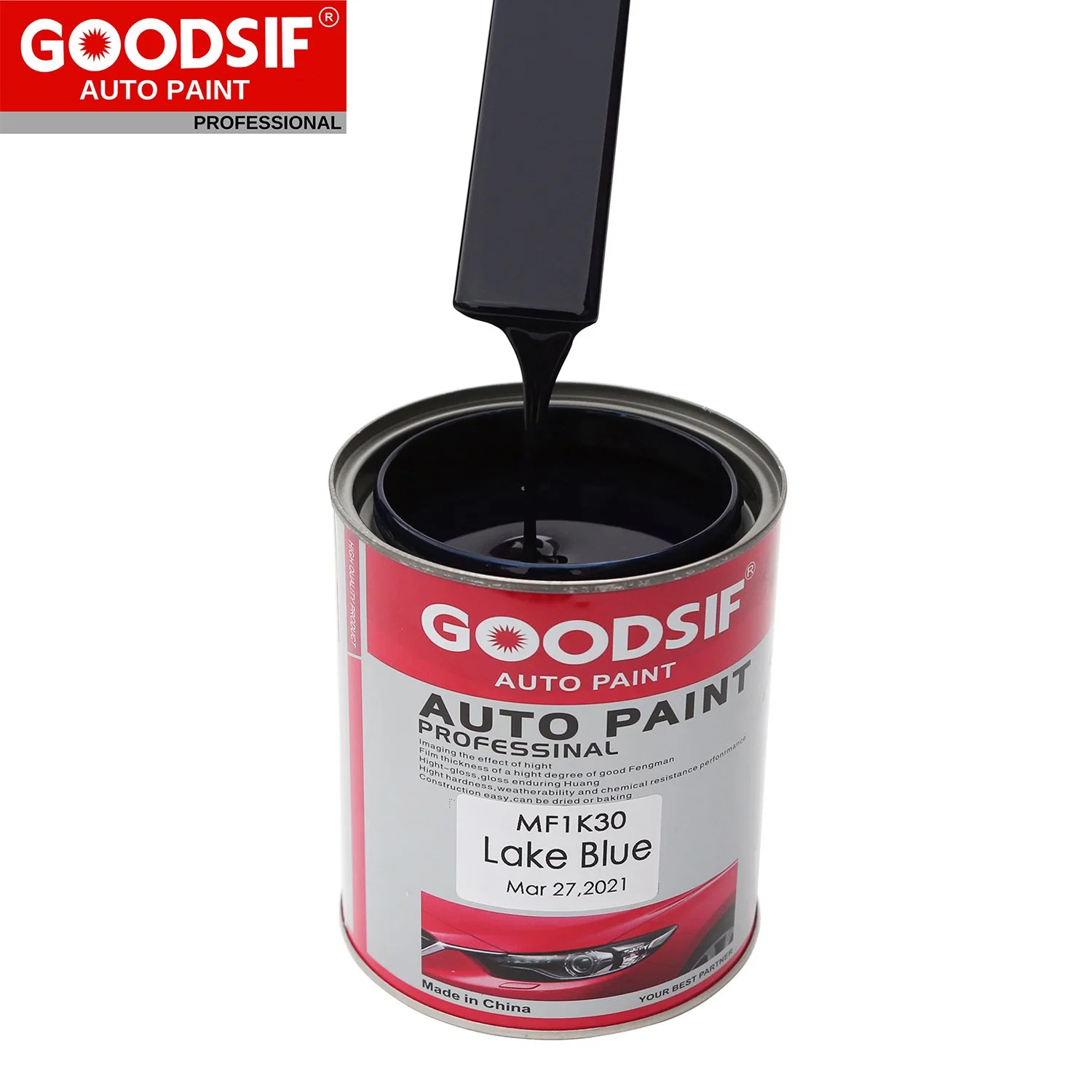 Goodsif Automoción profesionales proveedores de pintura de imprimación de pintura de auto nivelador High Solid satinado Refinishing Kit de pintura de coche