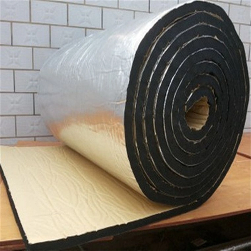 Fireproof Black Rubber Foam Sheet for Air Duct Insulation