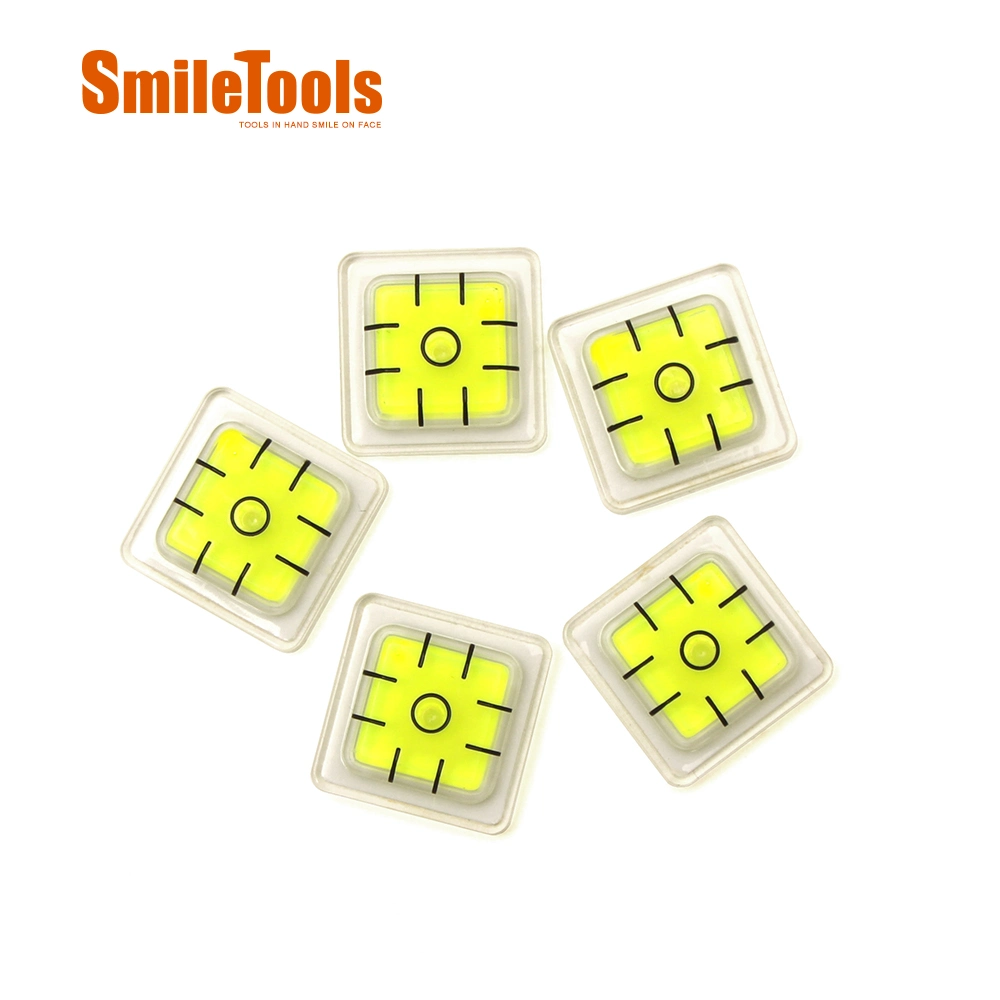 25.8mm Diameter High Quality Best Price Square Spirit Level Bubble for Muti-Function