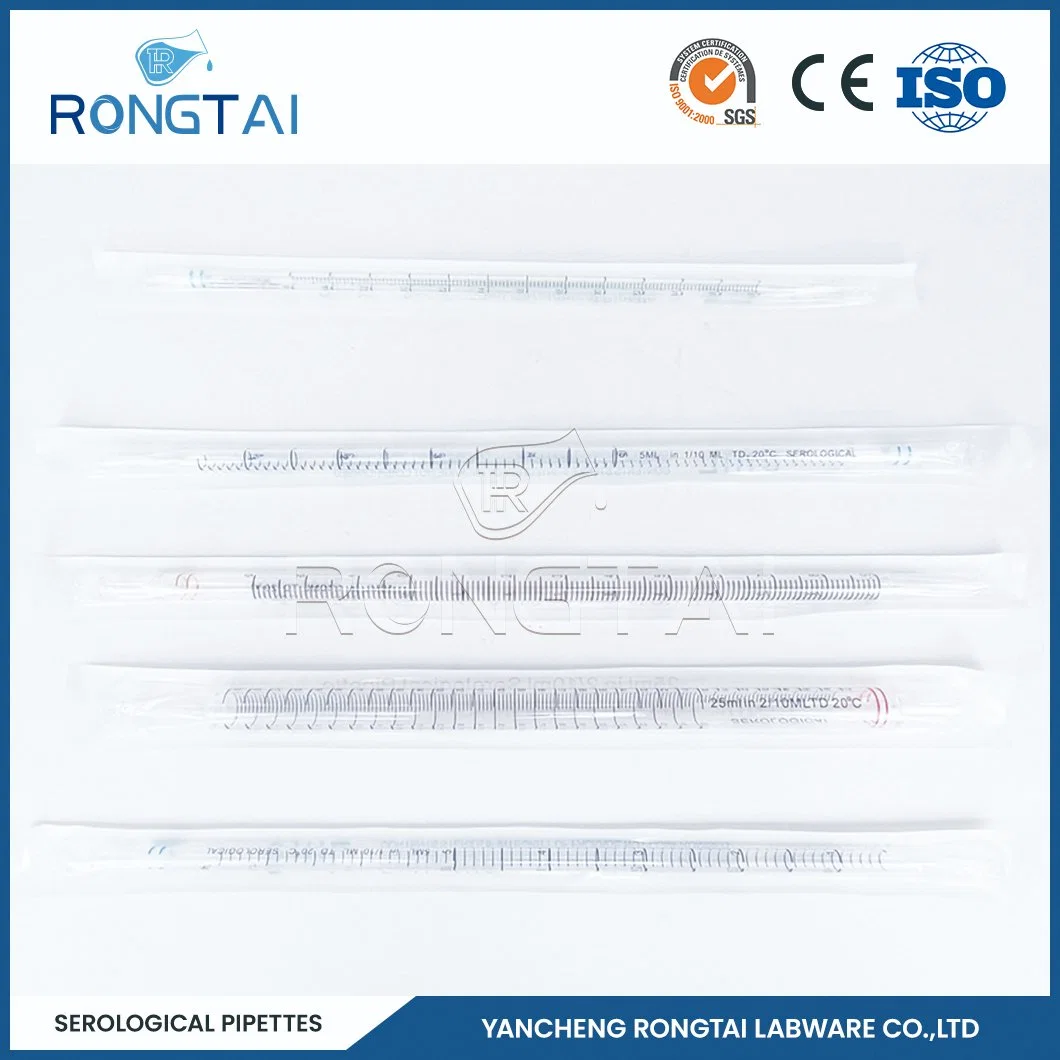 Rongtai Serological Pipettes Manufacturing Medical Serological Pipette China Plastic Serological Pipette