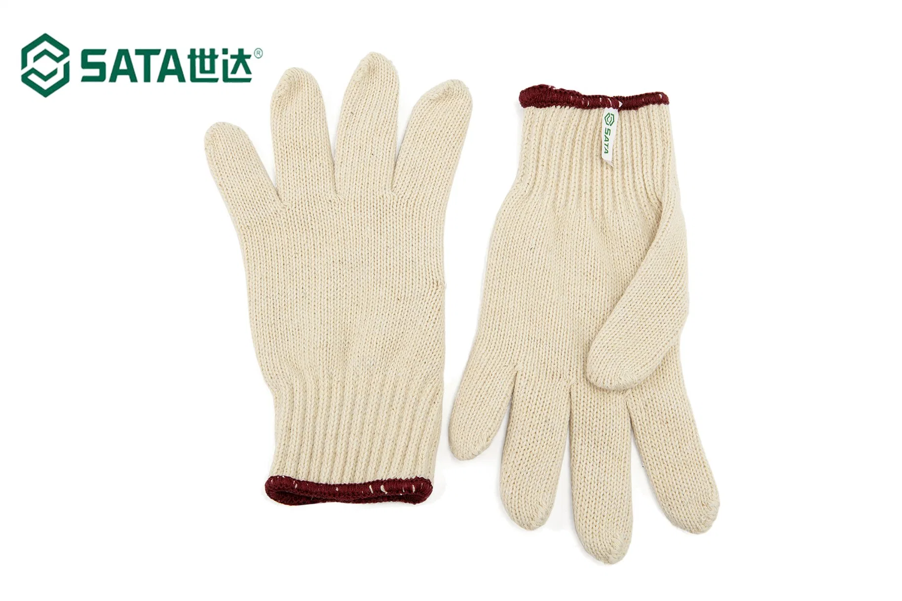 SATA PPE (Apex Tool Group) Cotton Knitted Work Gloves Asf0005 Cotton Yarn Gloves