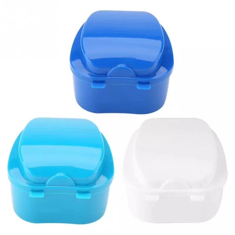 Denture Storage Box with Drain Net