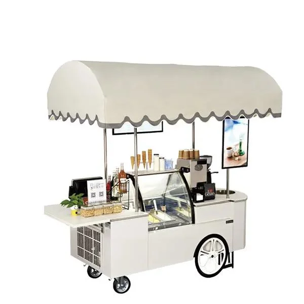 Design Mobile Food Carts Trailer Purchase Remorque Food Truck Fully Equipped Kitchen for Sale in USA