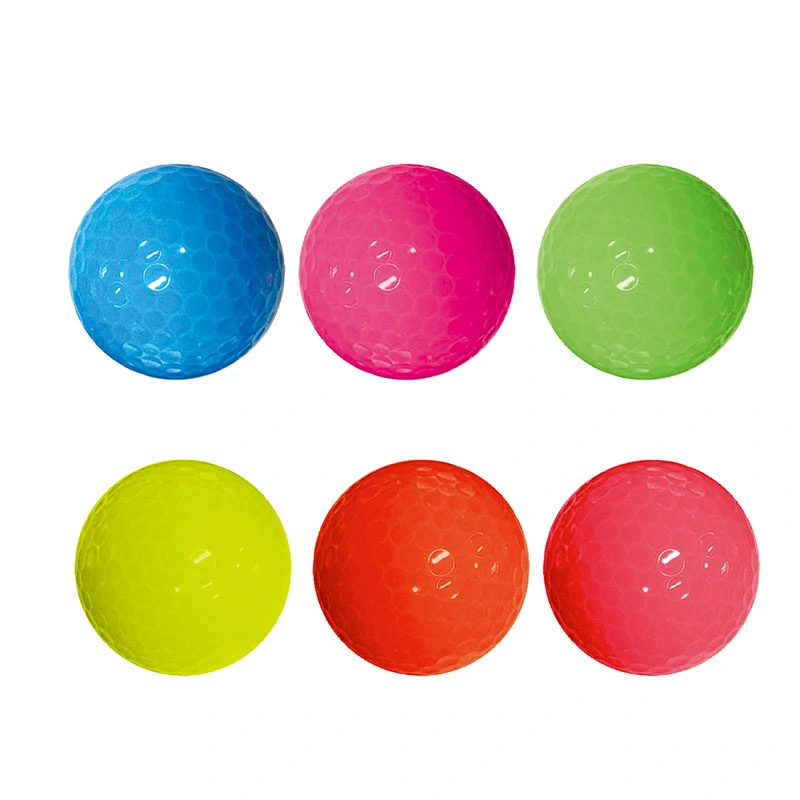 12 Pieces Gift Box Colors Golf Ball for Practice