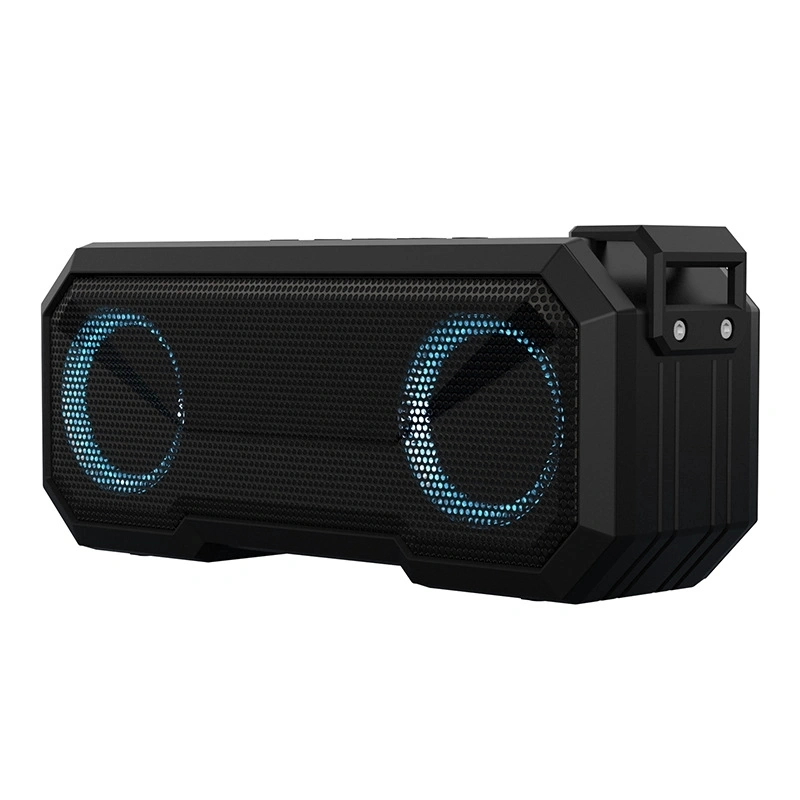 High quality/High cost performance  Ipx7 Colorful Double Speaker Bluetooth Speaker HiFi Speaker LED Outdoor Waterproof Bluetooth Speaker Subwoofer Speakers