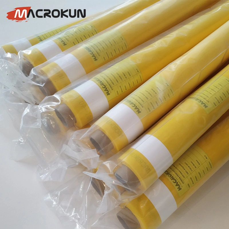 White/ Yellow 80 100 110 120 135 150 160 180 195 200 250 300 Mesh Polyester Silk Screen Printing Mesh for Screen Printing