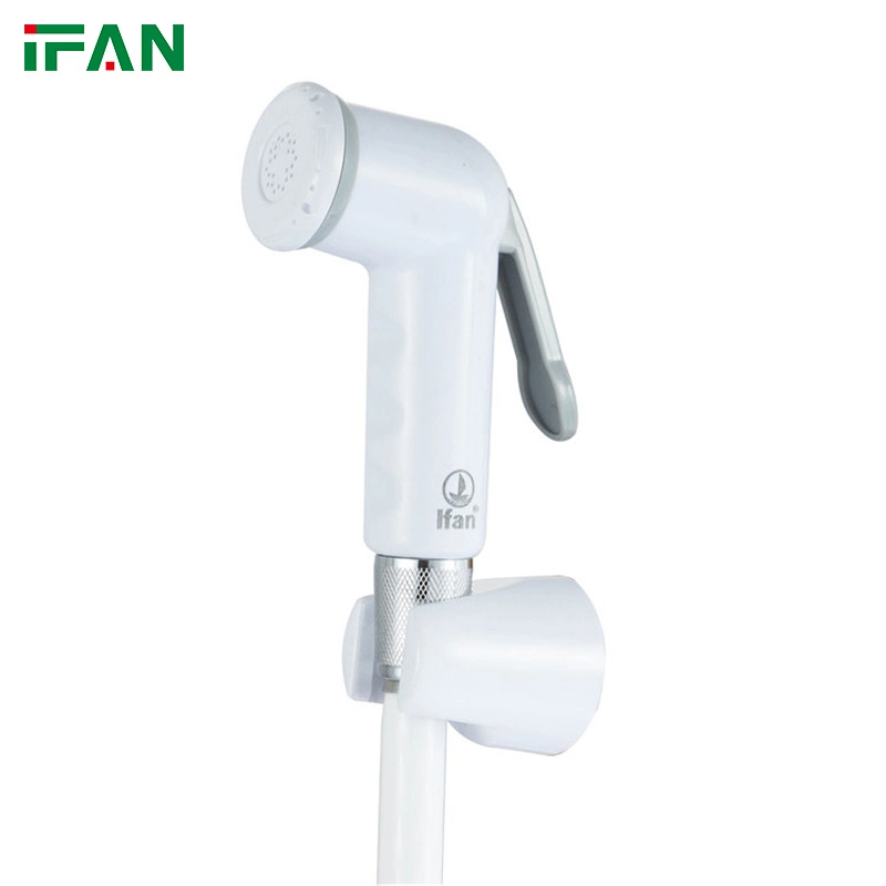 Ifan Bidet Shattaf Ensemble de douche 1/2'' Ensemble de pulvérisateur de toilettes bidet en plastique.