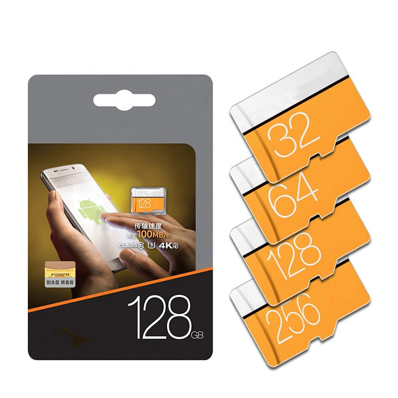 Mulberry Mobile Phone Memory Card 2GB 4GB 8GB 16GB 32GB 64GB 128GB Phone Memory TF Card Class 10 with Plastic Box Package