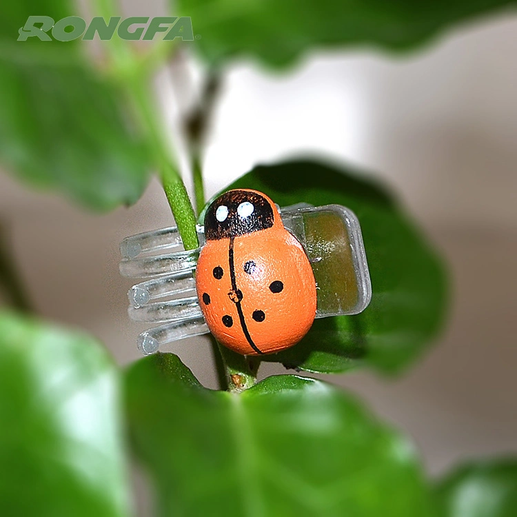 Varios tamaños y estilos Accesorios para Jardinería clips de plástico forma de Ladybug Pájaros voladores forman un ornamento de jardinería