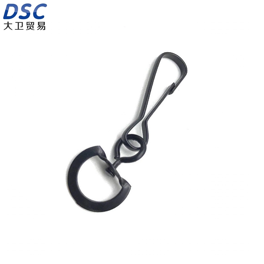 41mm Embossed Rotary Button Wire Buckle Handbag Hook Buckle Iron Buckle Office Key Buckle Swivel Hooks