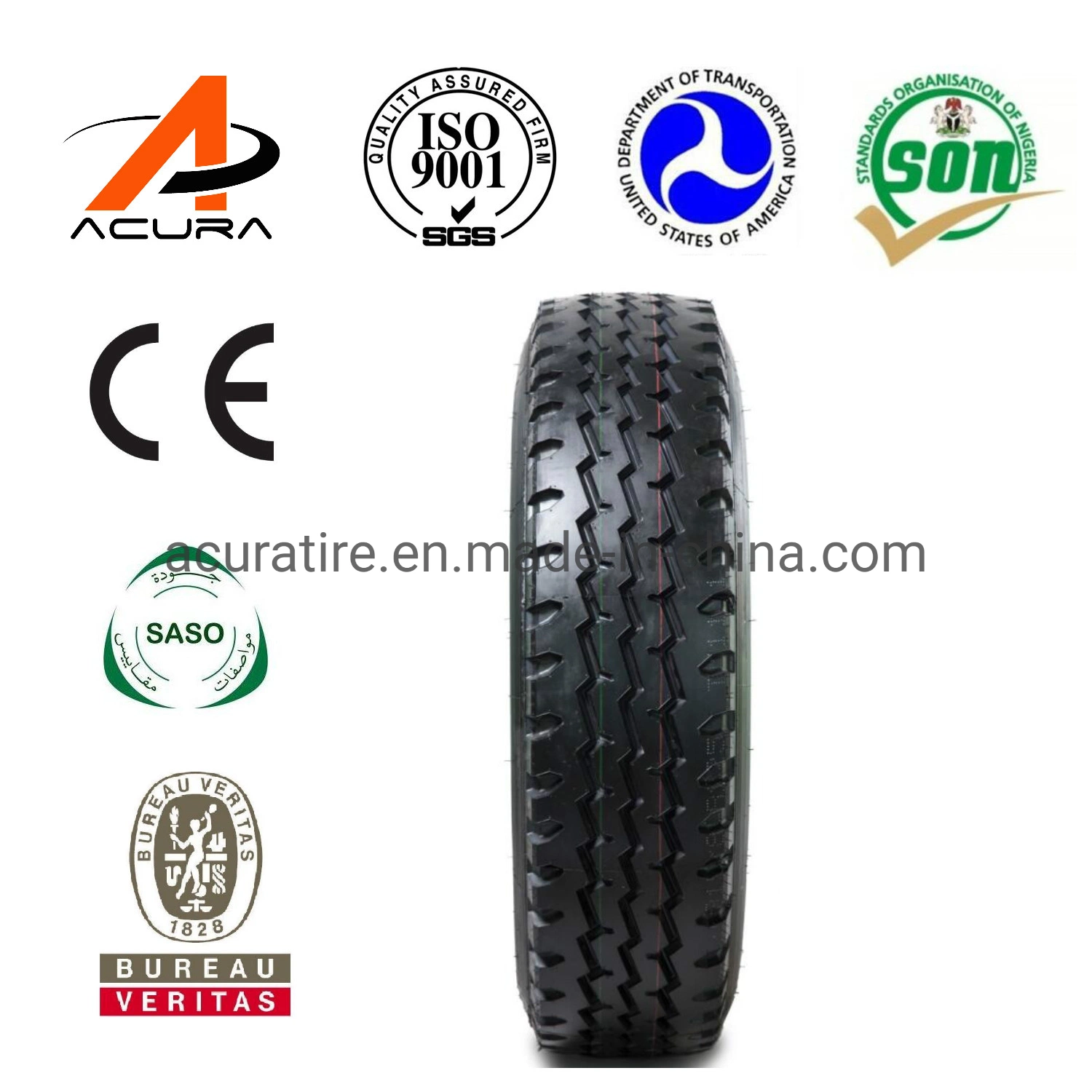 Avant de pneus de camion et d'entraînement 8.5r Pattern17,5 9.5R17,5 205/75R17.5 215/75R17.5 235/75R17.5 245/70R17.5