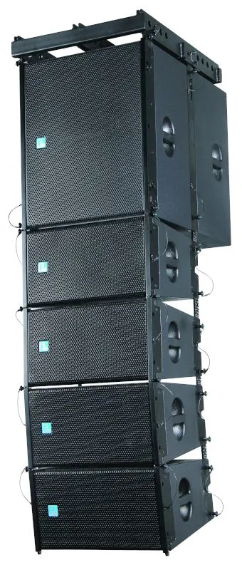 10&prime; &prime; Waterproof Neodymium Hanging and Stacking Mini Line Array Speaker