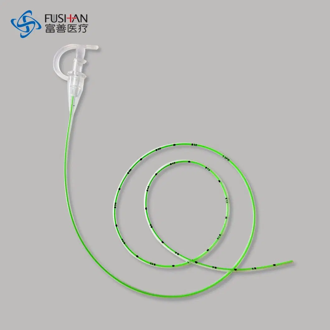Medical Equipment Disposable Sterile Silicone Feeding Nasogastric Stomach Tube Medical Supply for Infant Pediatric Enteral Nutrition with CE, ISO