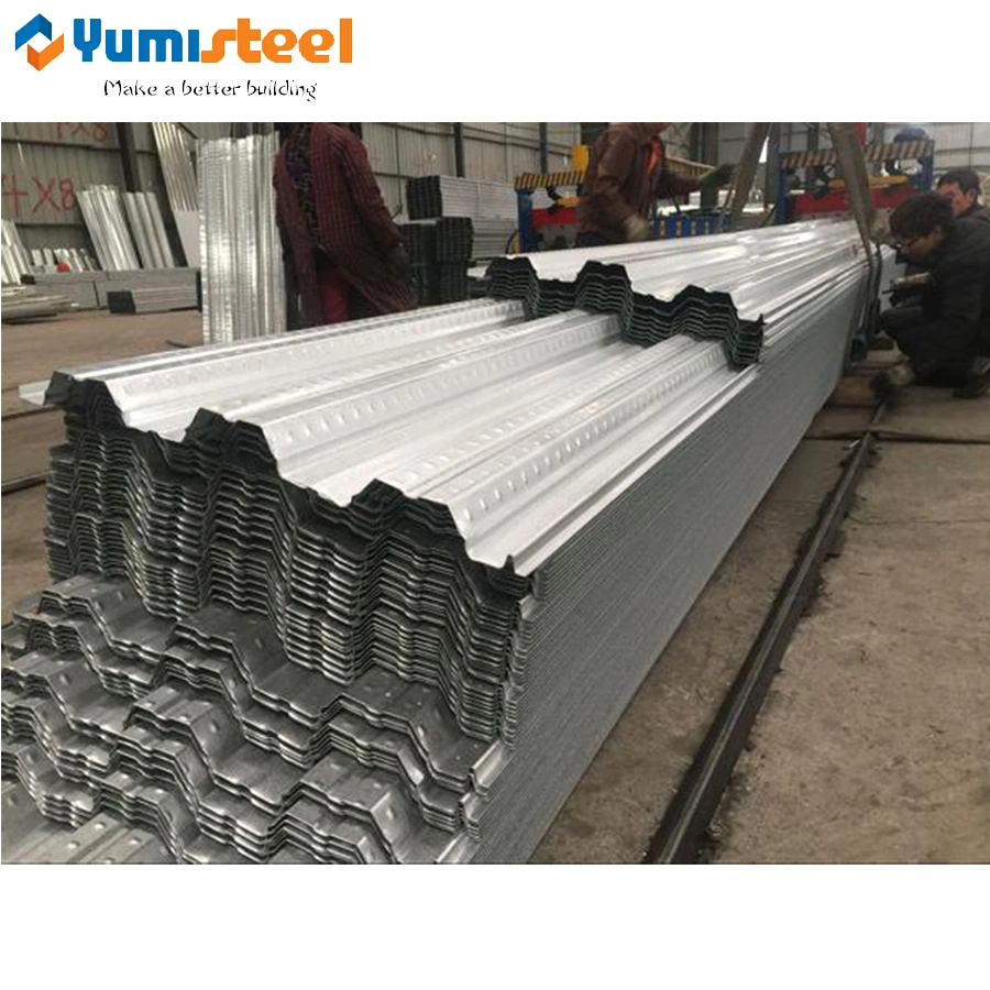 Yx51-341-1025 Quality Weight Capacity Opened-Type Floor Deck Steel Sheet for Apartment/High-Rise Buildings