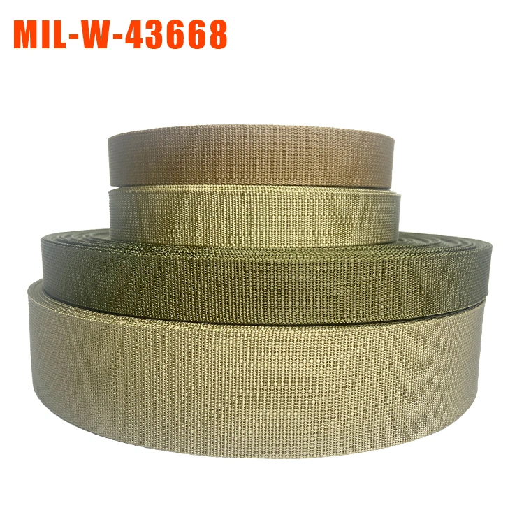 55301 Camouflage Polyester Heat Transfer Printed Non-Elastic Webbing / Strap / Tape