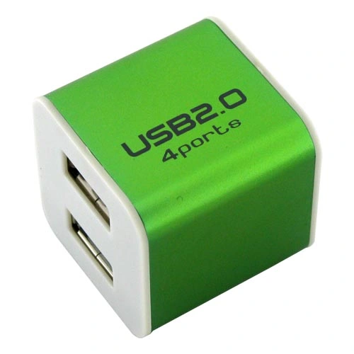 Hub USB 2.0 de metal 4 Portas Mini Size