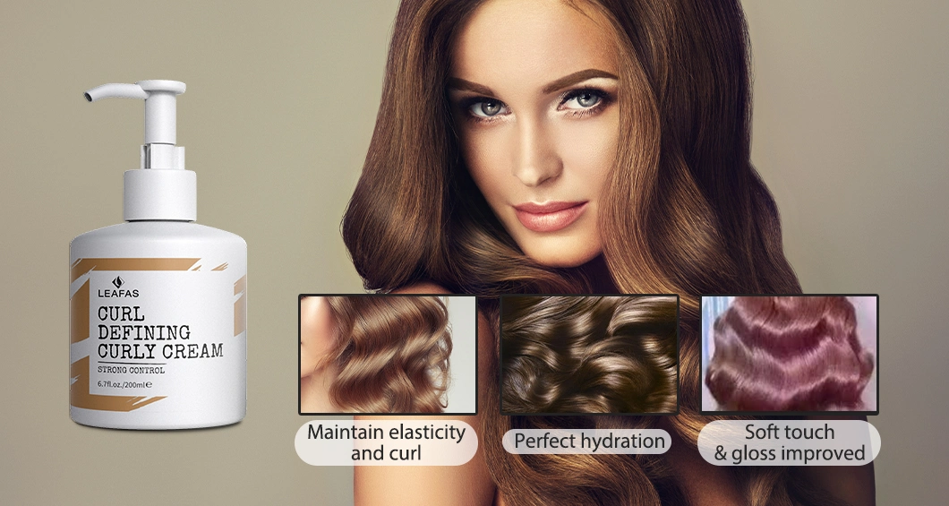 Natürliche Locken Dauerhafte Styling Locken Memory Haarcreme