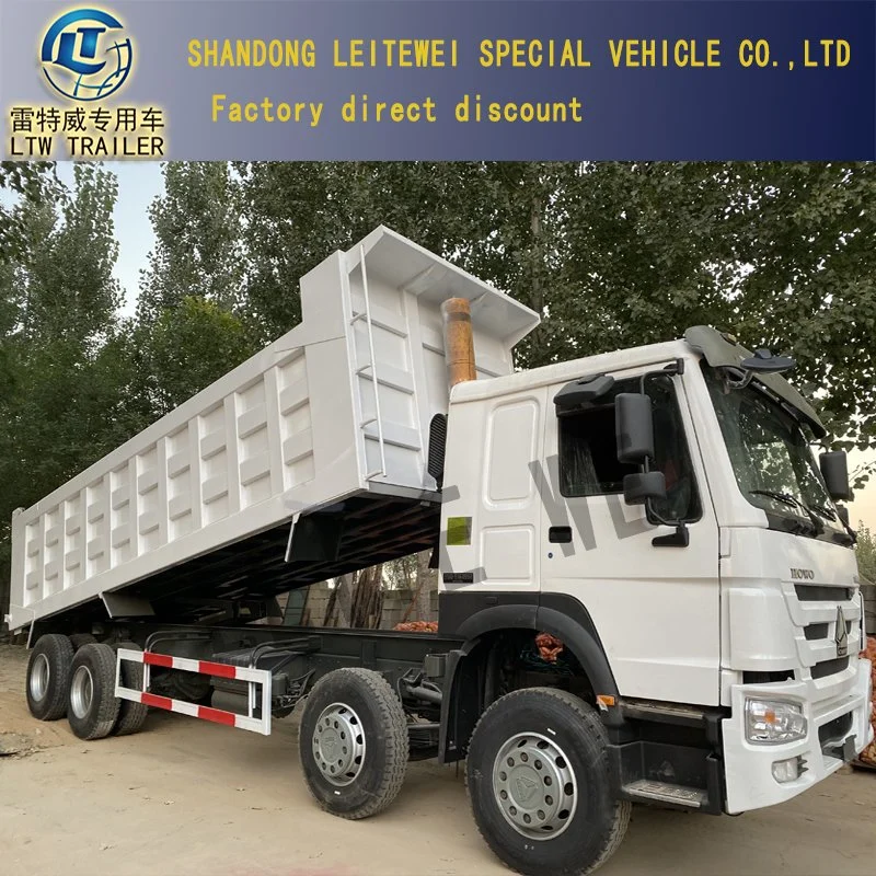 Sinotruk HOWO 371HP 6X4 Euro 2 Euro3 375HP 8X4 12wheel Rhd LHD 40ton 60ton Used Tipper Dump Truck