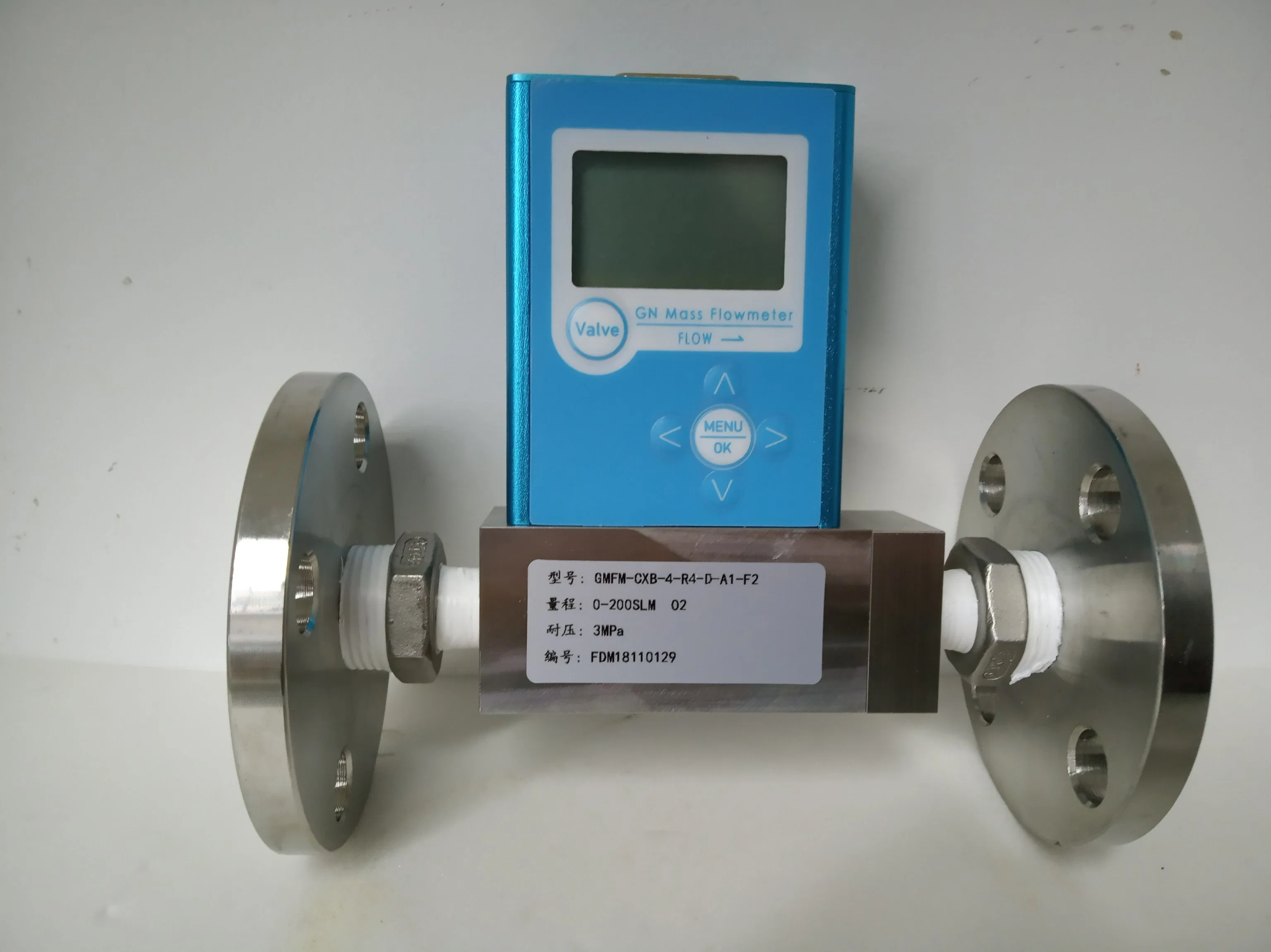 10sccm-200slm Digital Micro Controlador de caudal másico de gas no corrosivos limpio y seco