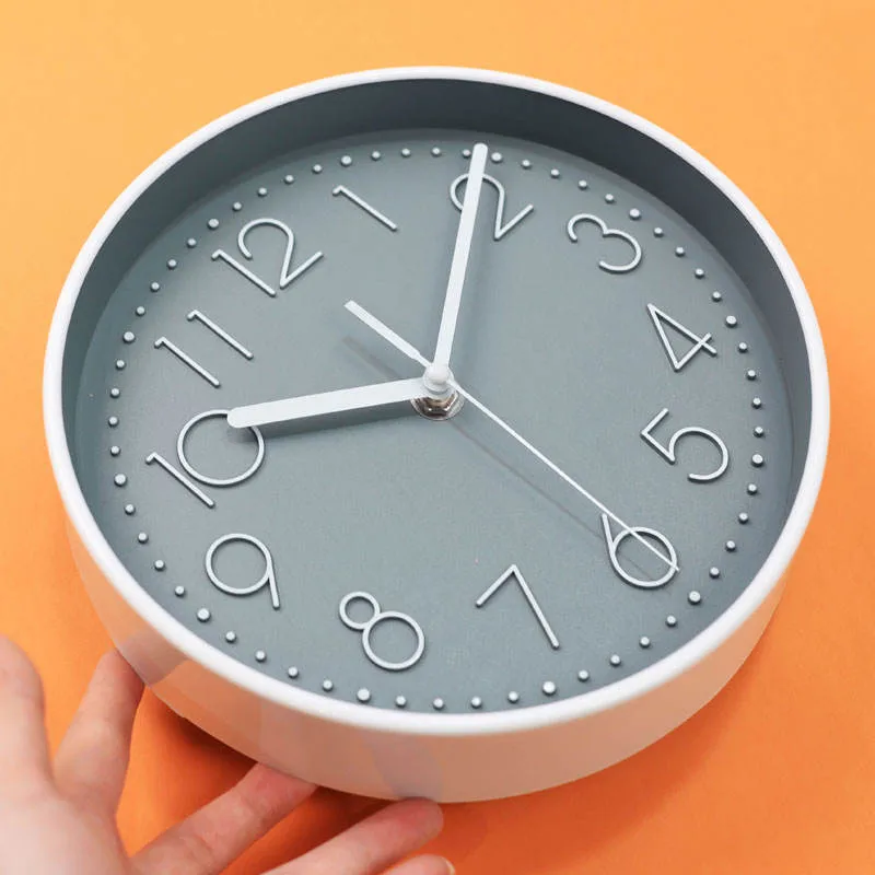 Hot Sale Home Decoration Kids Digital 8inch Plastic 3D Desk Table Clock for Living Room