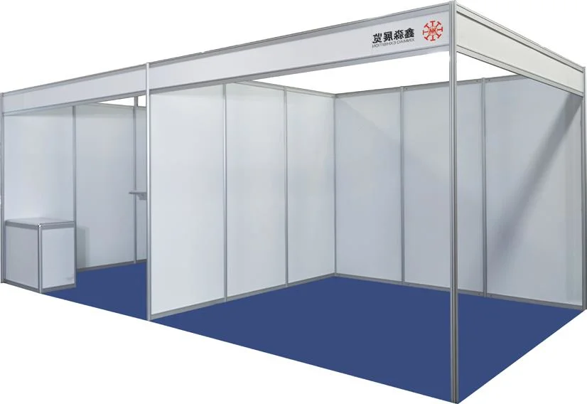 Aluminum Profile Modular Trade Show Booth Standard Exhibition Stand Display Racks
