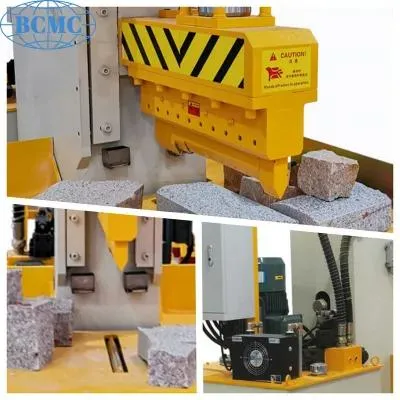 Bcmc Cube Stone 60t Hydraulic Splitting Machine Rock and Cube Stone Splitter