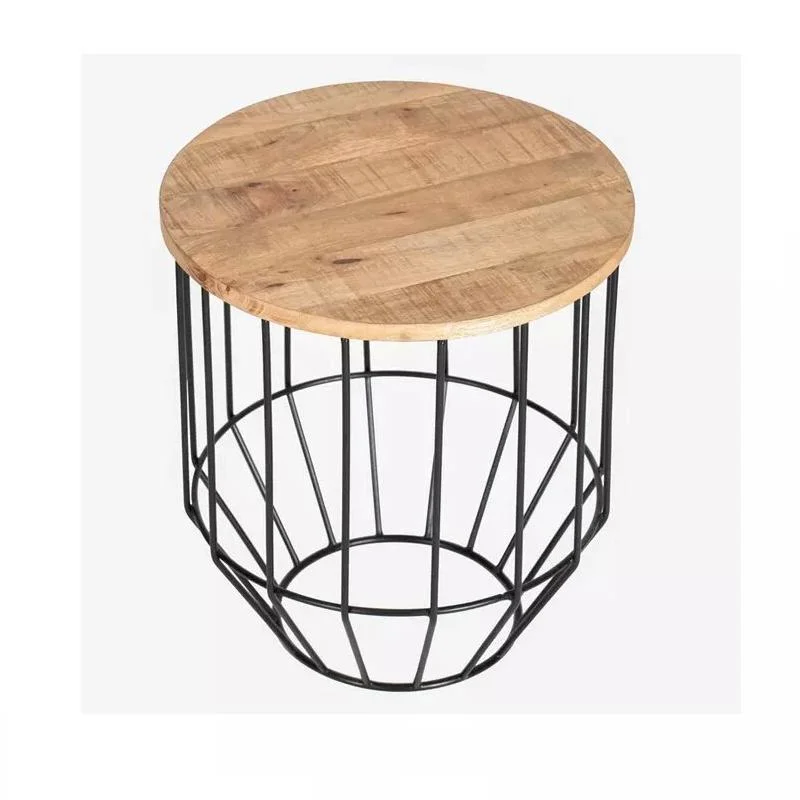 Side Table with Wooden Top New Design Living Room Furniture for Home Hotel Restaurant Furniture