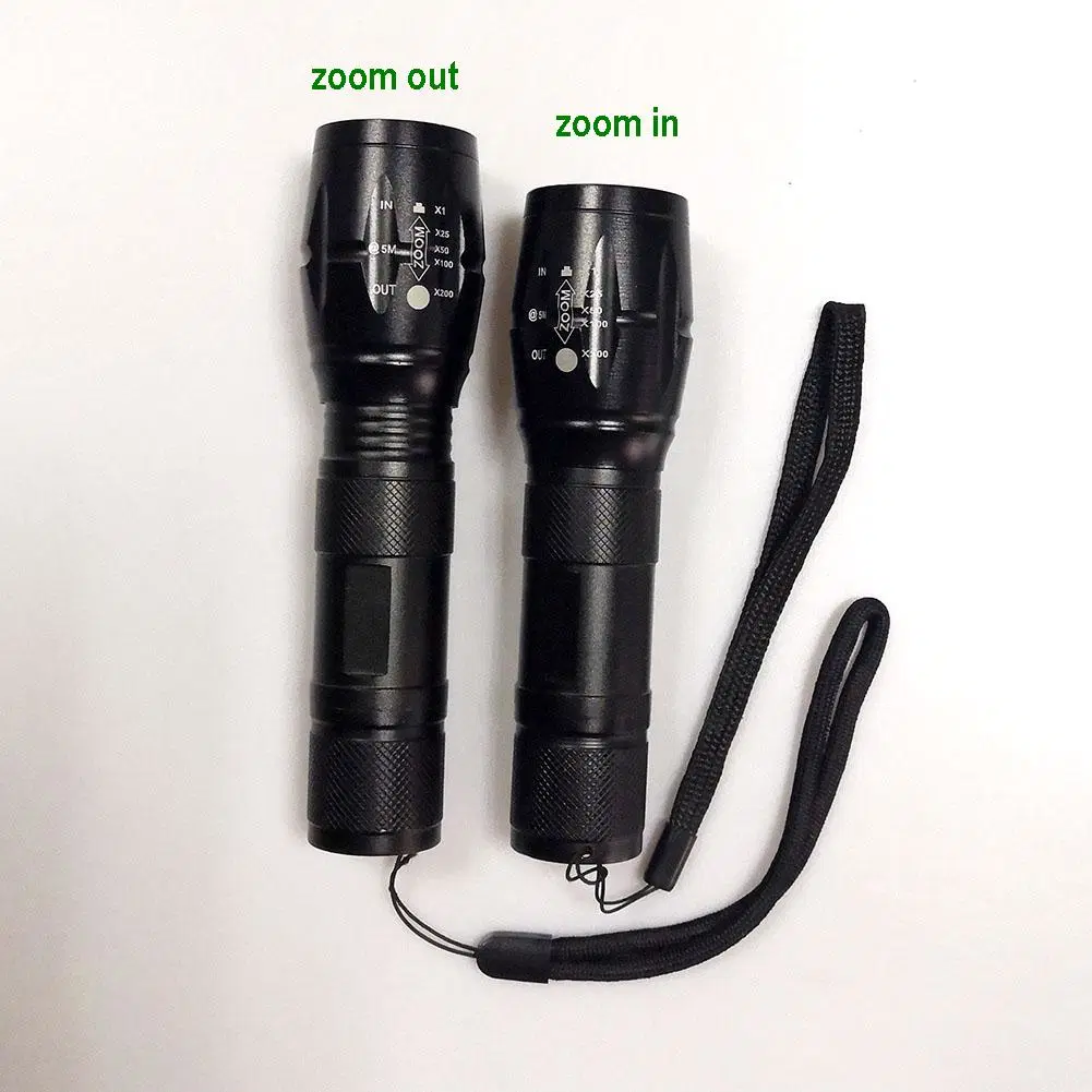 Yichen Zoomable Battery Operated LED Torch & Flashlight