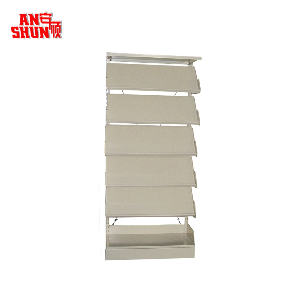 Fas-069 Good Quality School Metal Book Shelves Library Metal Books Shelf