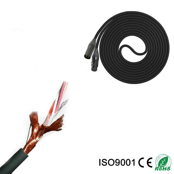 High Quality Microphone Cord Mic and Audio Splitter Microphone Cable