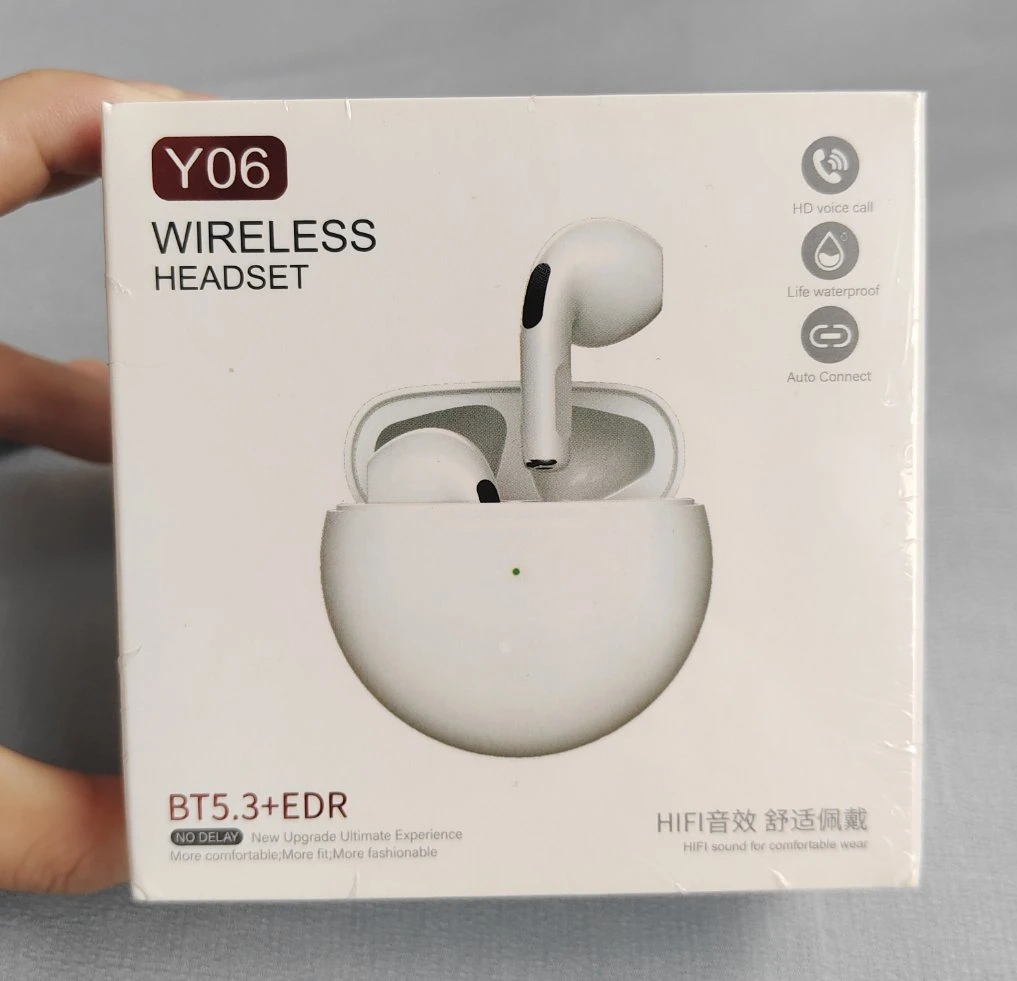 Y06 Touch Control Wireless Headphone Sport Tws Earbuds Music Headset Audifonos Inalambricos Bluetooth Earphone