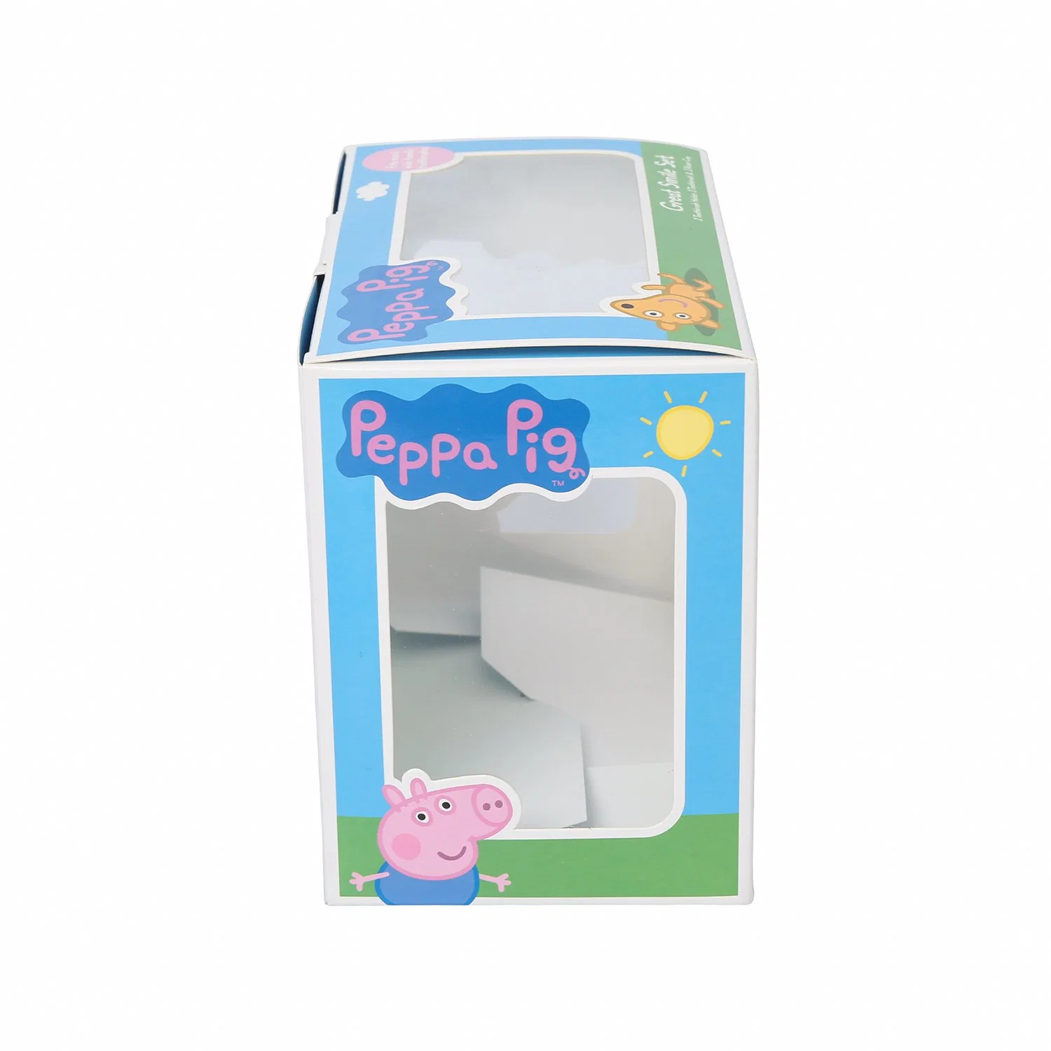 Custom Small White Folding Carton Box with Pvs Window for Toy