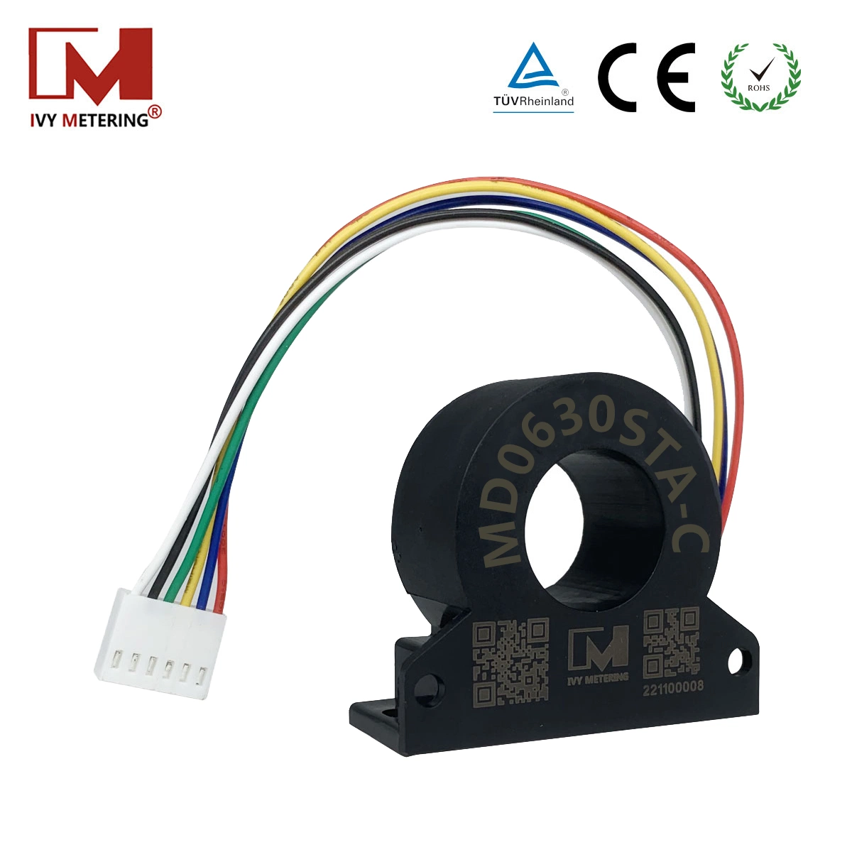 En IEC61851-1 Integrated Type a Rdc-Dd 30mA AC 6mA DC RCD Protection Leakage Current Transducer