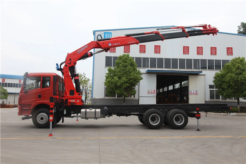 HBQZ Famous Brand 12 Ton Folding Arm Crane Hydraulic Crane Machinery (SQ400ZB6)