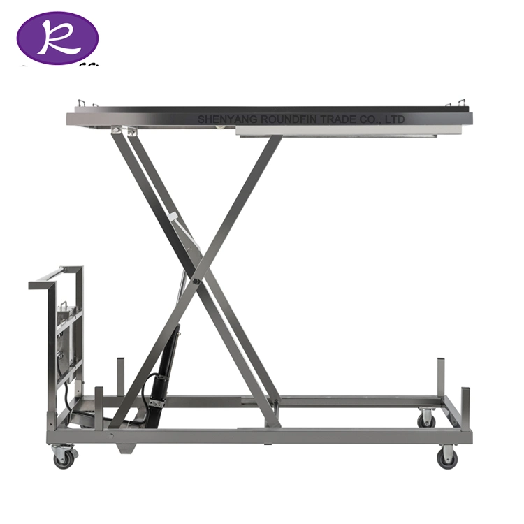Roundfin 304 Stainless Steel Mortuary Corpses Trolley Dead Body Mortuary Trolley