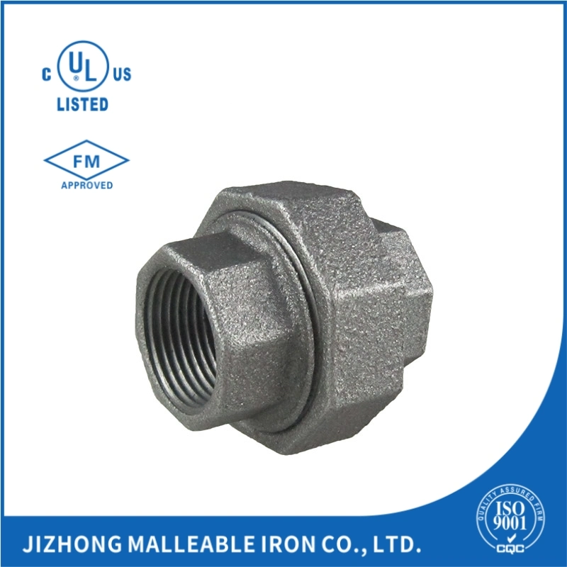 UL&FM Black/Gi Pipe Fittings Conical Joint Unions Iron to Iron