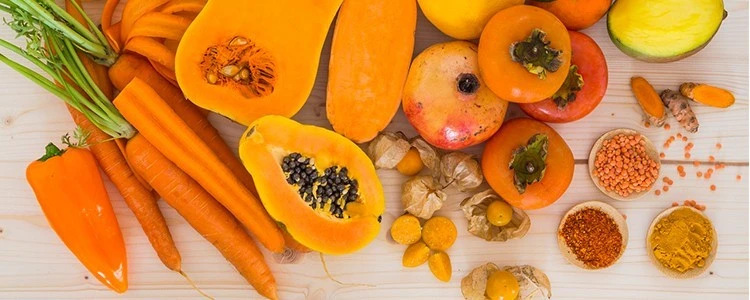 Additif alimentaire Aliments de couleur naturelle Pigment jaune à la couleur orange bêta-carotène