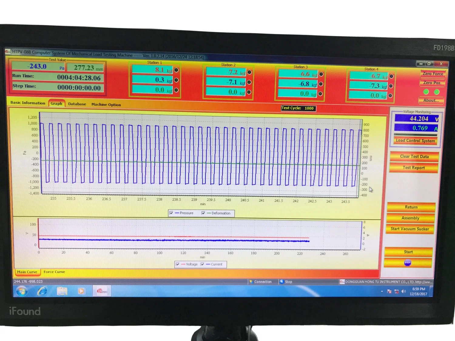 Mechanical Load Tester for Solar Panel Testing