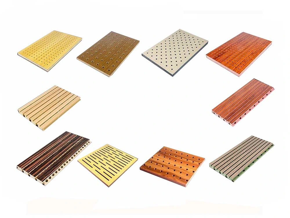 AG. Acoustic Decorative Customized Sound Proofing Wood Veneer Slat Panels