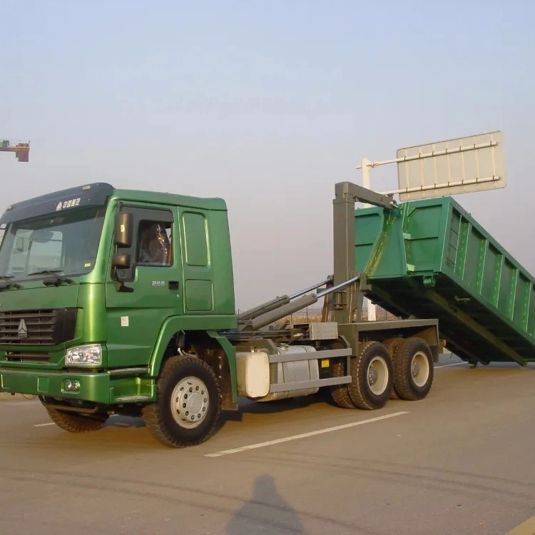 Sinotruk HOWO 20cubics Capacity 6X4 Model Hook Lift Garbage Truck