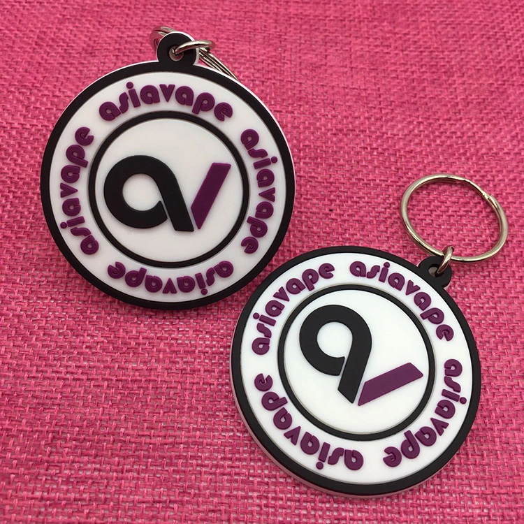 Sample Customization Factory Price Custom Logo Soft Rubber Silicone PVC Keychains for Promotional Gift