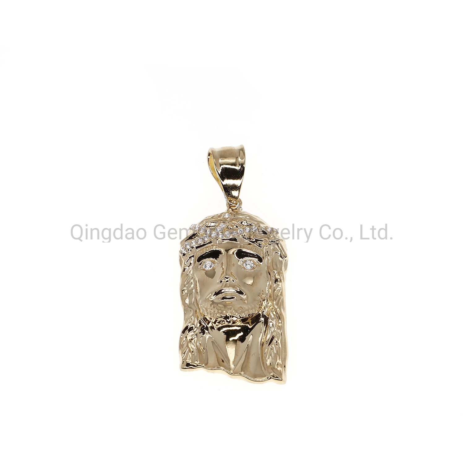 925 Silver 10K 14K Gold Jesus Head 6 Sizes Fashion Jewelry Big Charm